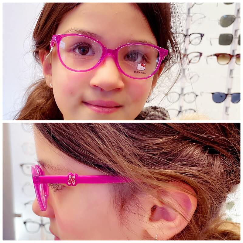brillenjacht bril zoeken voor je kind roze bril