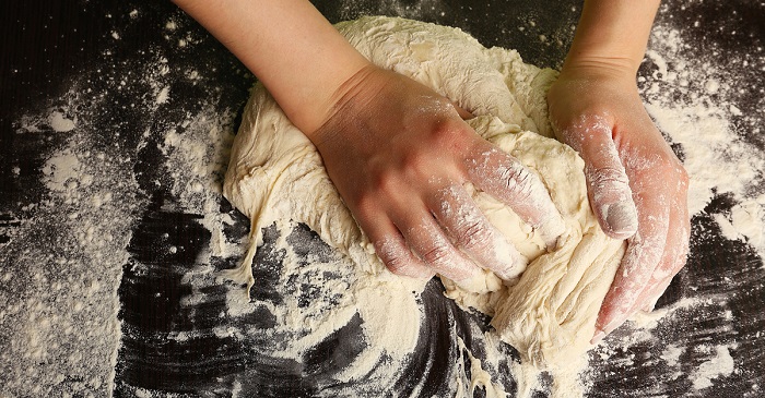 1,2,3 zelfgemaakt brood uit de pan