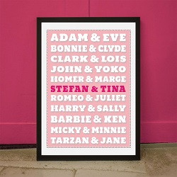 Valentijnscadeau poster