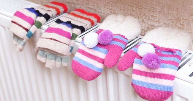 Een koud huis in de winter
