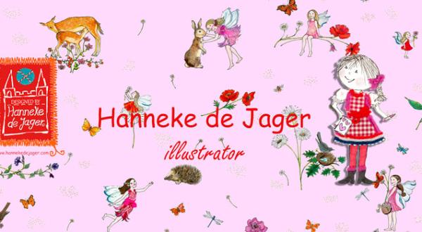 Behang, dekbedden en boeken van Hanneke de Jager