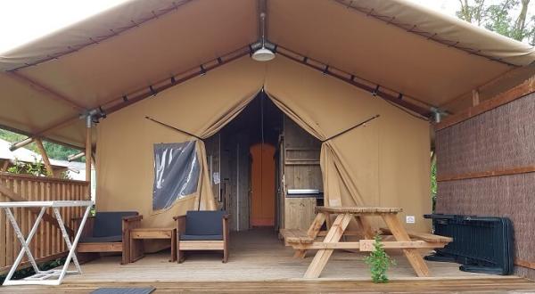 Glamping in Frankrijk: camping Lac de Thoux